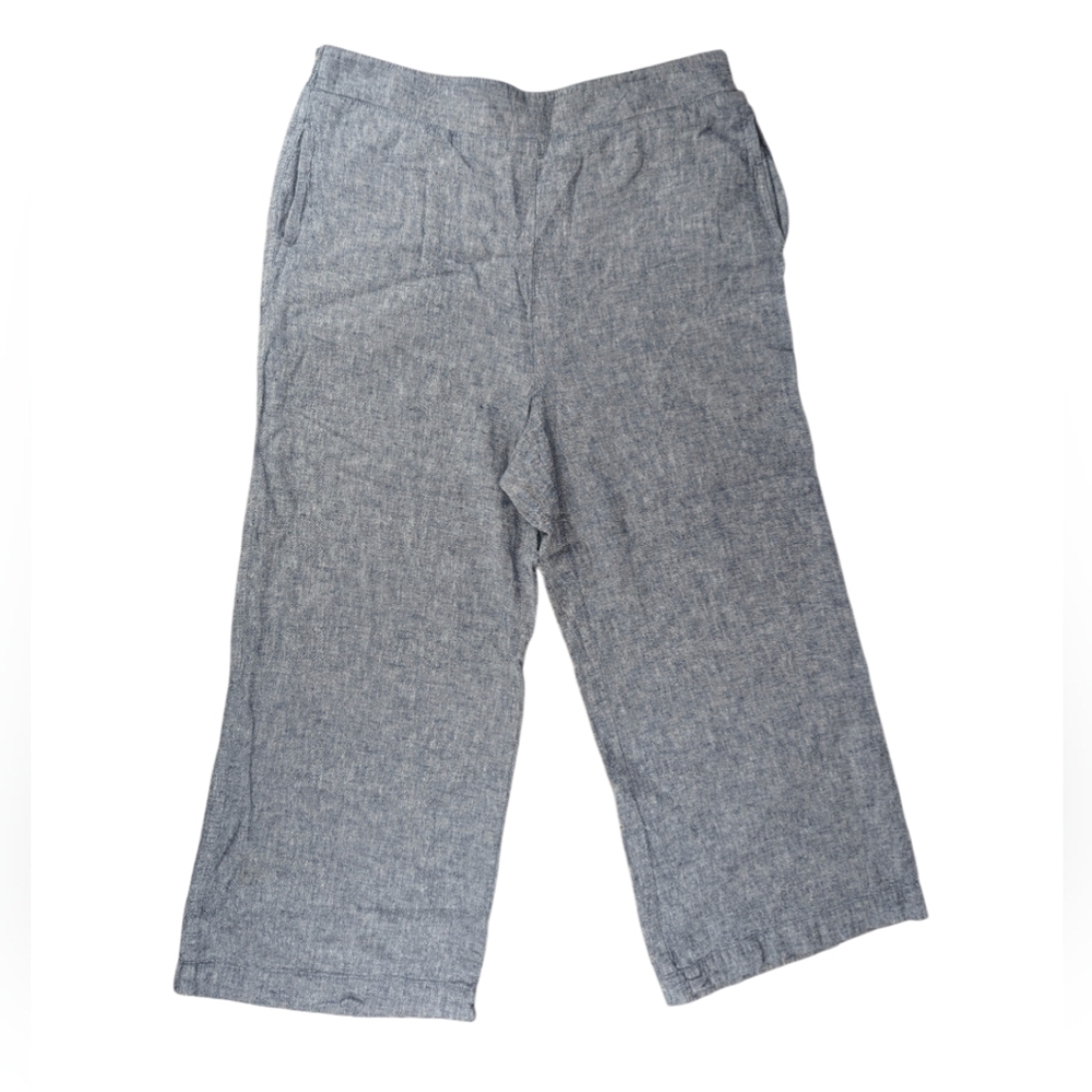 Chelsea28 Size Medium Kuulats In 53% Linen Wide Legs Elastic Waist